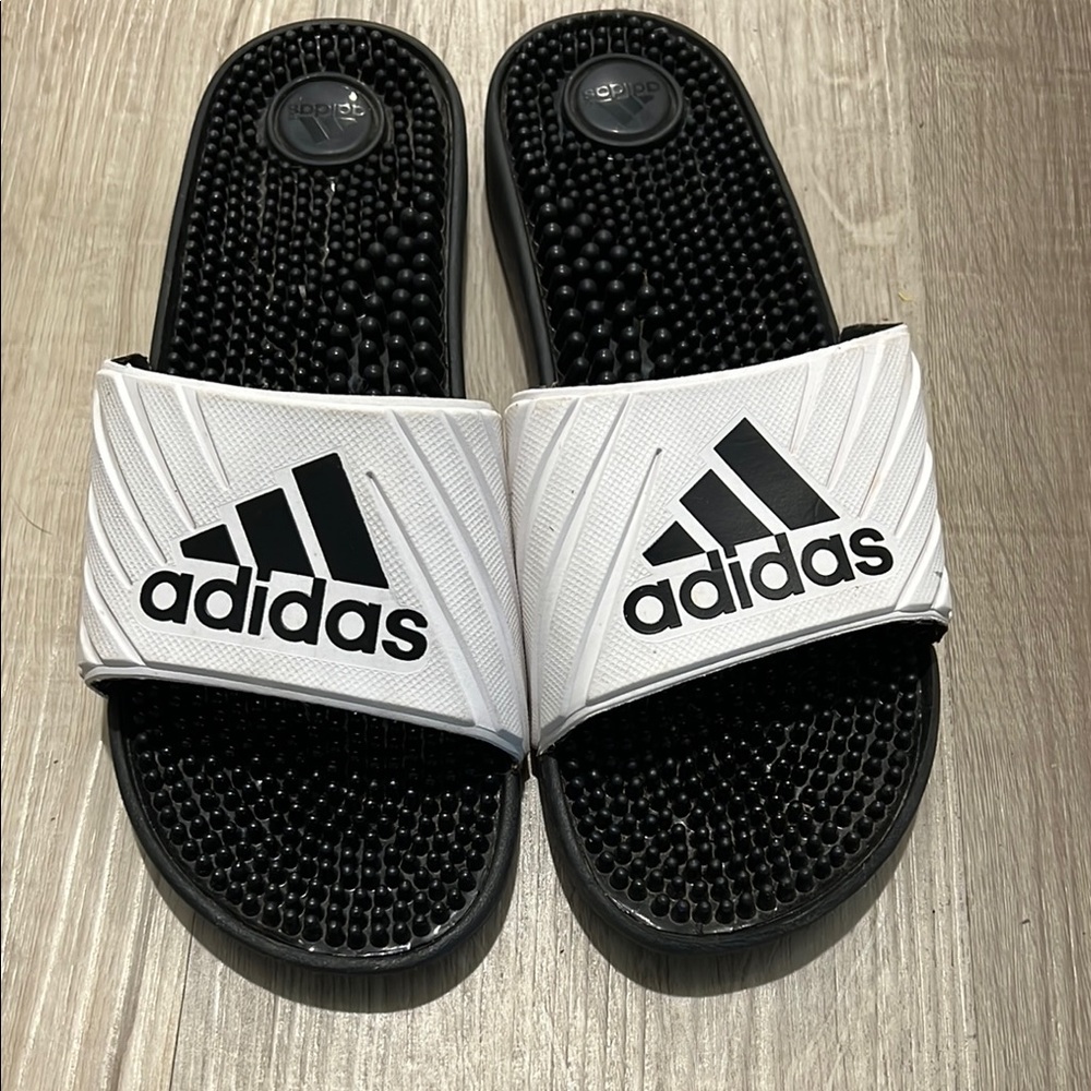 adidas Black and White Sandals